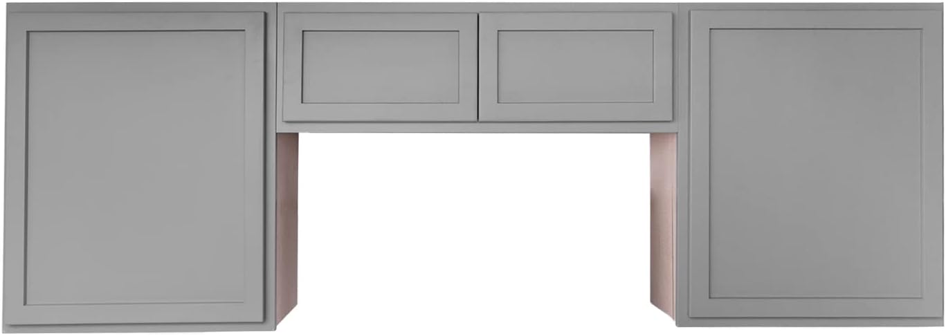 Magnetic Grey 72" Wide Storage Cabinet Kit E461