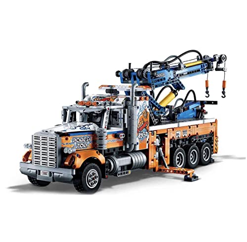 Heavy-Duty Tow Truck with Crane Toy F8068