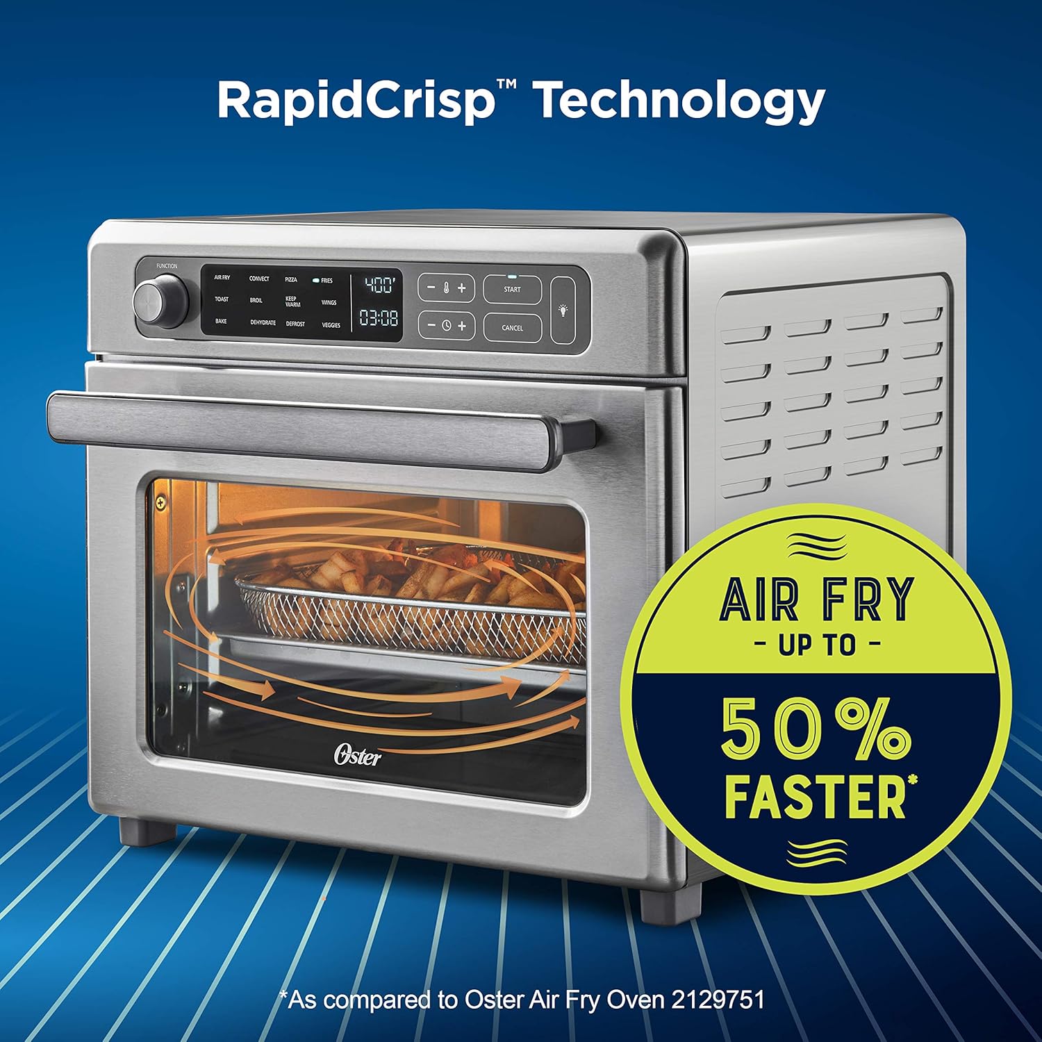 Stainless Steel Digital Air Fryer Oven with Convection G7509