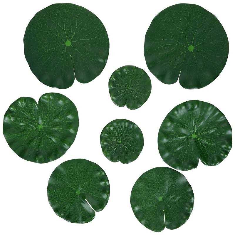 Realistic Artificial Lotus Leaves Lily Pads Floating Foam Water Lily Pads S64958