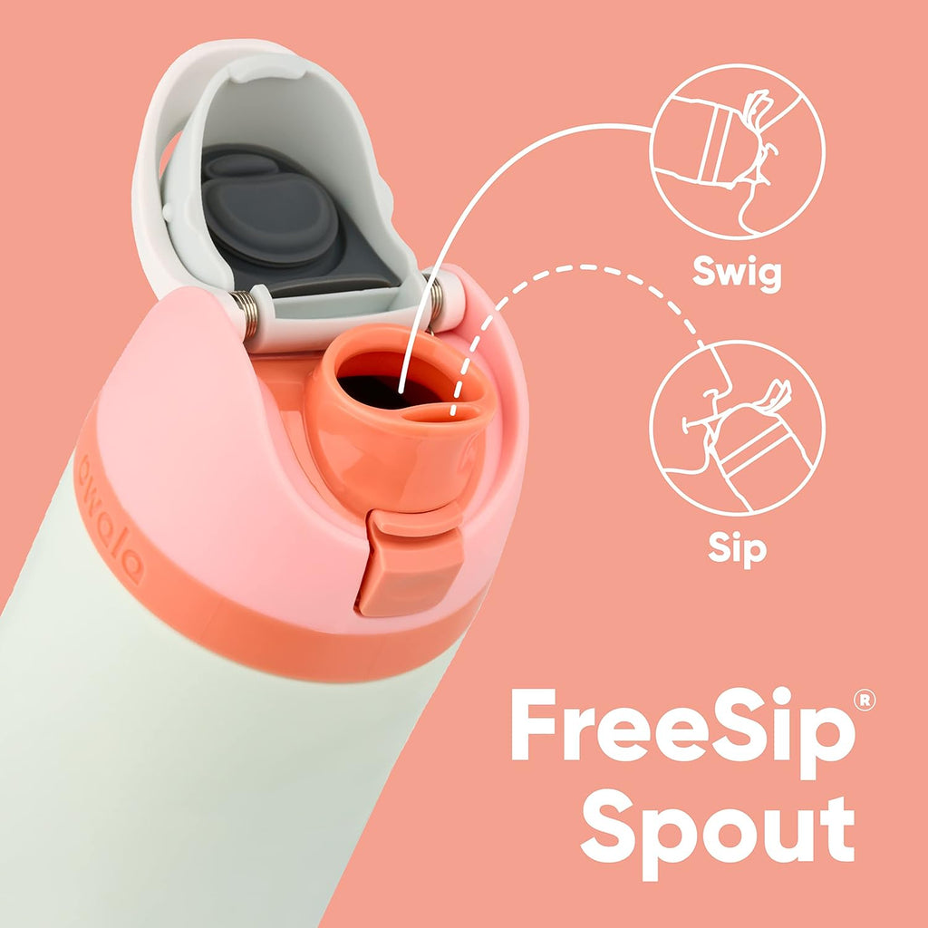 Black Insulated Stainless Steel Water Bottle with Silicone Boot R6617