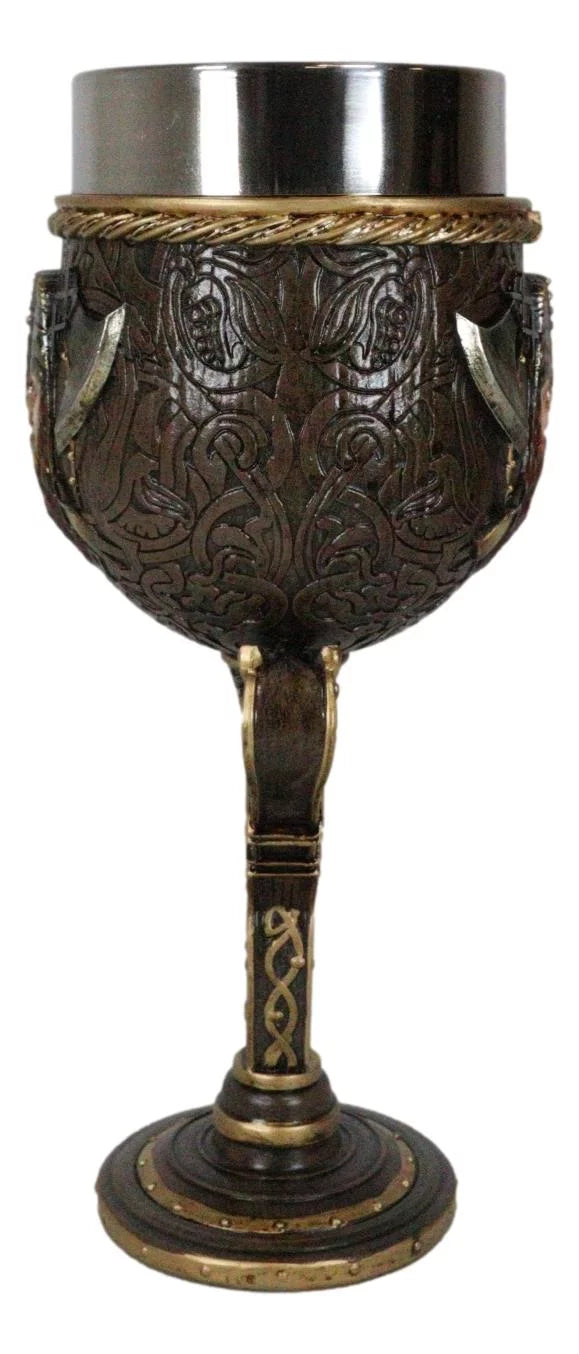 Wine Goblet Chalice With Dragon Stem P32465