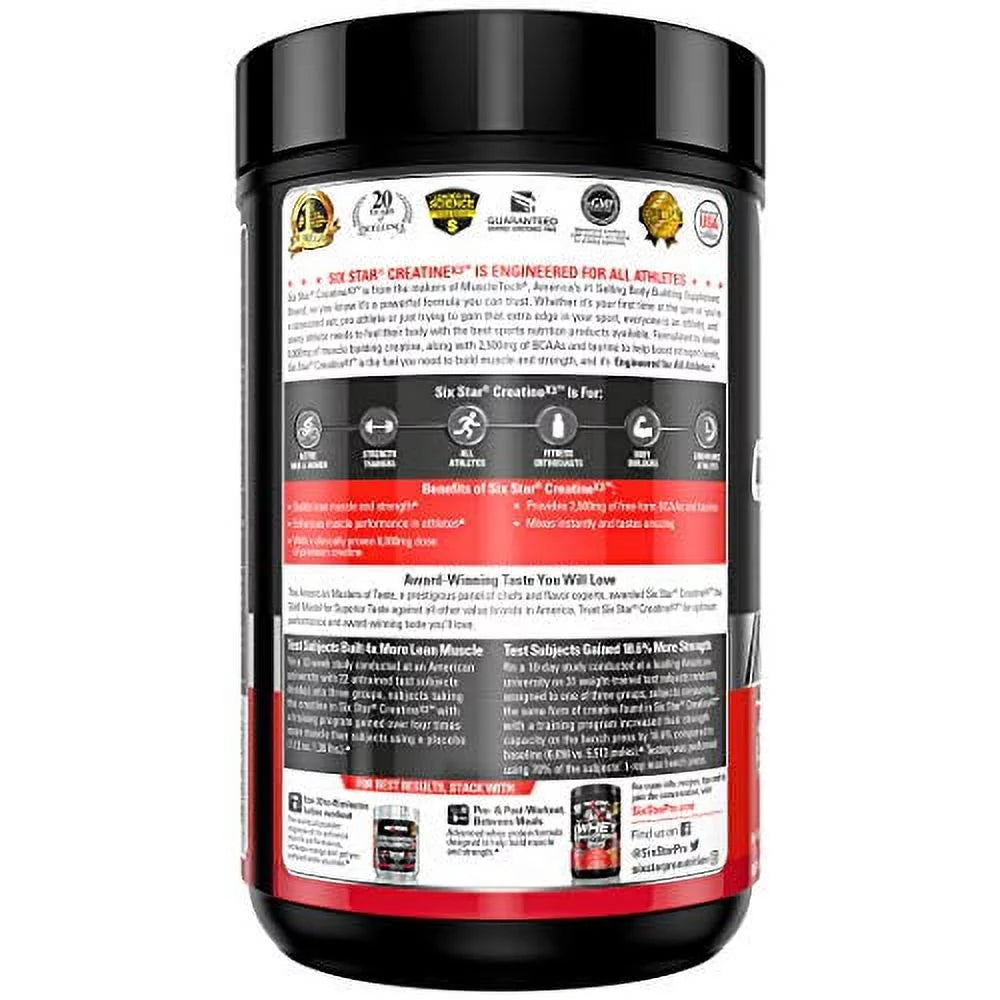Fruit Punch Creatine BCAA Amino Acid Blend Powder, 2.52 lbs, 30 Servings V9922