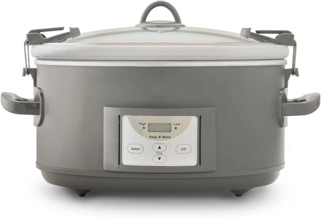 7-Quart Programmable Slow Cooker, Grey D40540