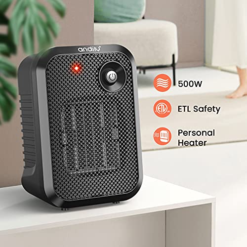 500W PTC Electric Space Heater O565878