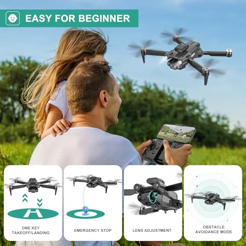 Mini Drone with 2 Batteries and Carrying Case A59425