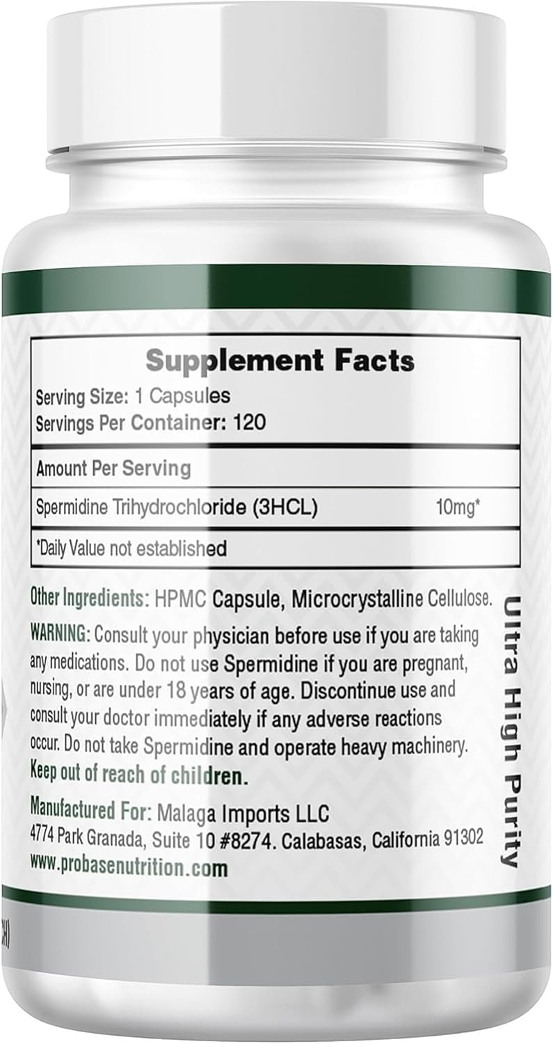 120 Capsules Spermidine W54253