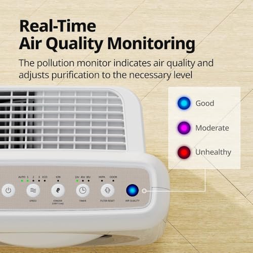 White True HEPA Air Purifier A842