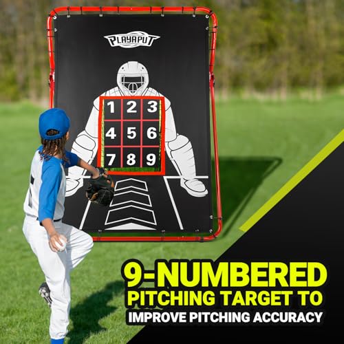 Adjustable Baseball Rebounder Net with Strike Zone W52304