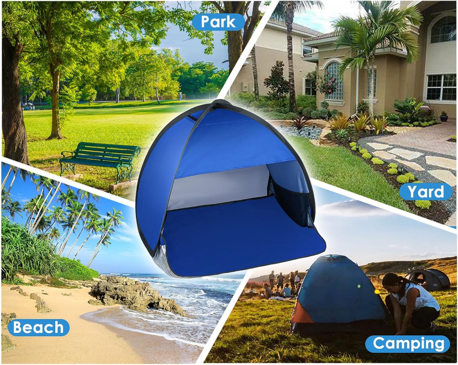 Portable Pop Up Sun Shade Tent for Pets H92996