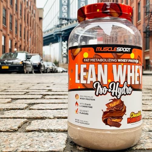 Whey Protein Isolate Powder - 25g Protein per Scoop - 5lb Chocolate Peanut Butter J5426