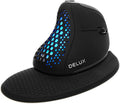 Wireless Ergonomic Vertical Mouse with OLED Screen, 7200DPI, Rechargeable Optical Mouse I827