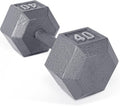 40 lb Cast Iron Hex Dumbbell A2277
