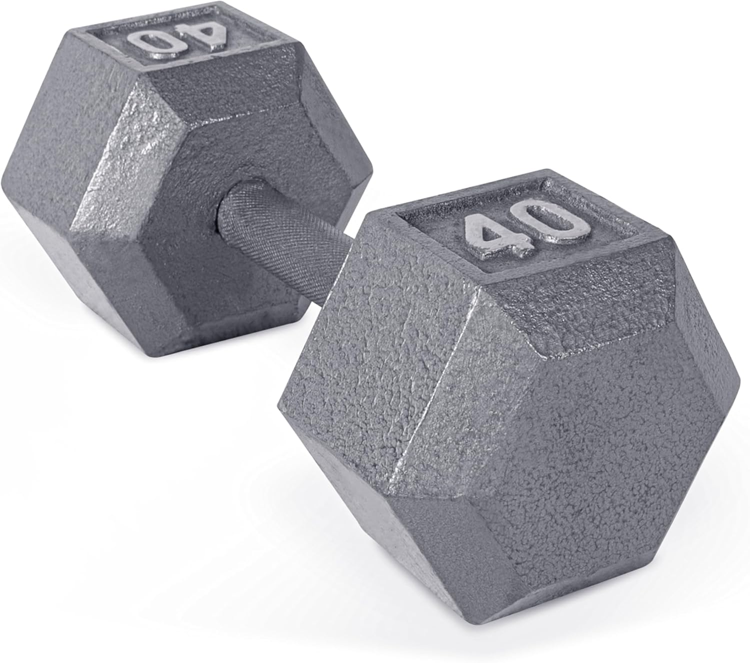 40 lb Cast Iron Hex Dumbbell A2277