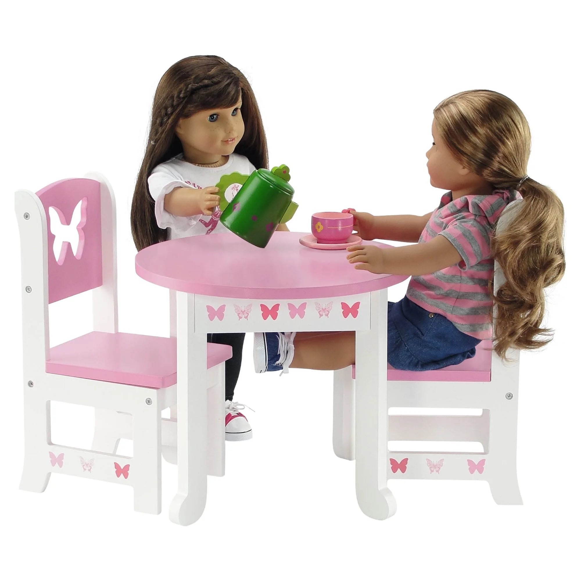18 Inch Doll Table and 4 Chairs Kitchen Furniture Set Q658206