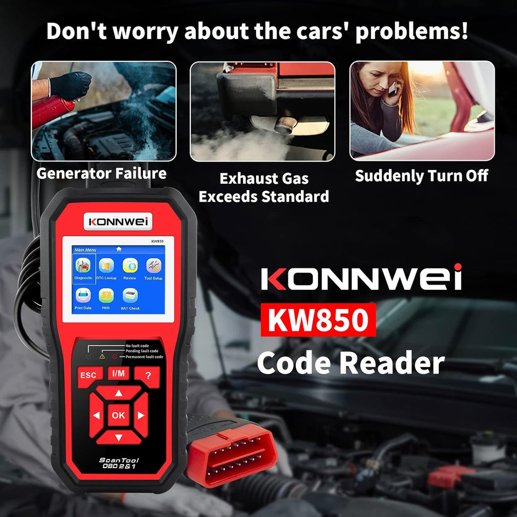 OBD II Scanner Diagnostic Scan Tool Pack of 2 U460042