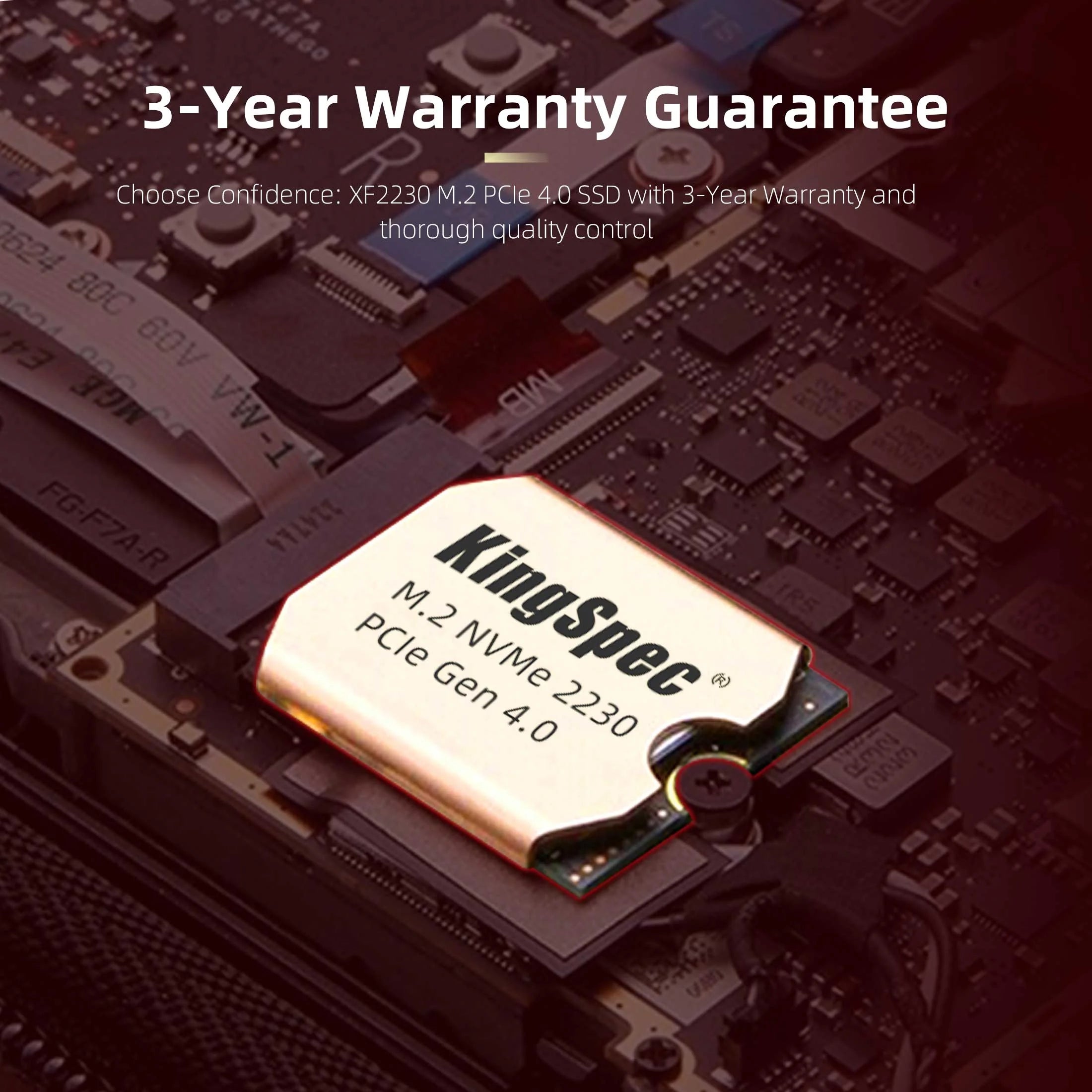 512GB M.2 2230 SSD PCIe 4.0 Copper Heatsink M213