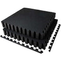 0.56in Thick 24 Sq Ft Interlocking Rubber Top EVA Foam Exercise Mats K432746