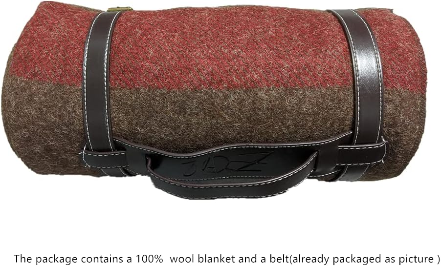 100% Wool Blanket 59" x 80" H176069