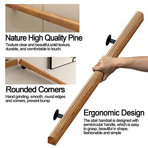 6FT Wooden Stair Handrails E931