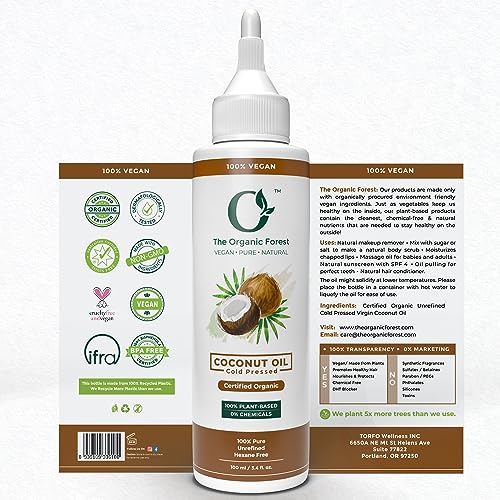 Organic Cold Pressed Castor Oil, 100% Pure, Hexane-Free K996912