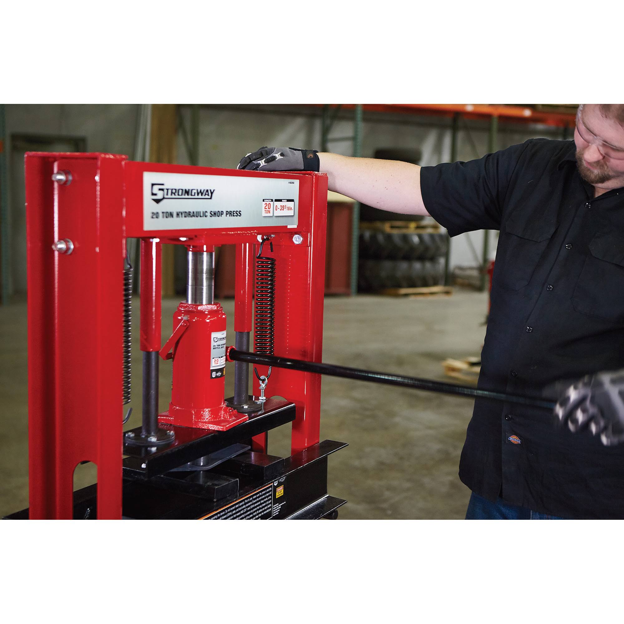 20-Ton Hydraulic Shop Press A9651