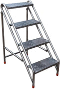 4 Step Steel Folding Ladder with Handrails N943