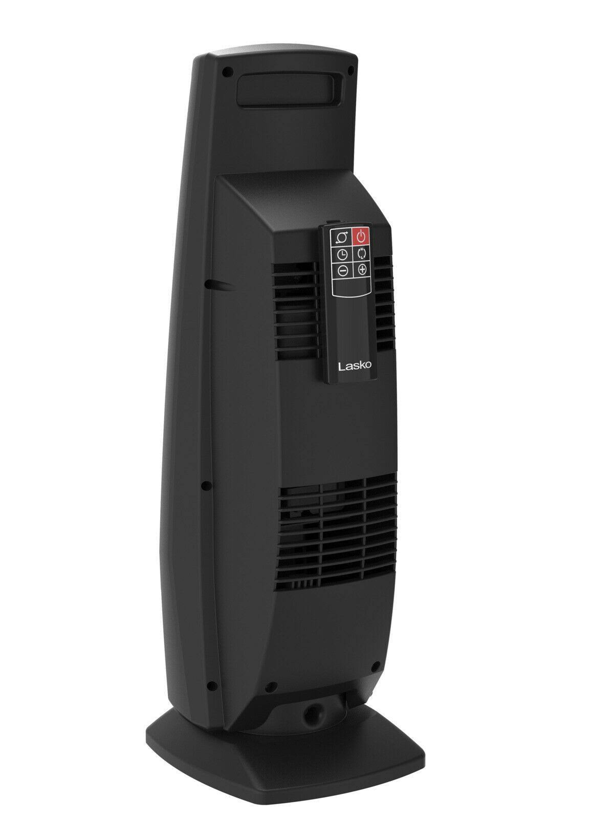 Black Ceramic Tower Space Heater D20896