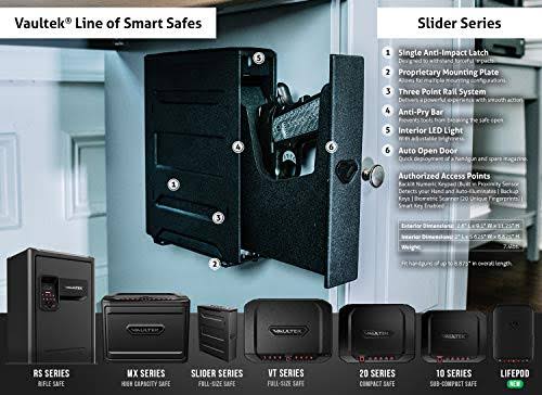 Biometric Bluetooth Slider Safe J883935
