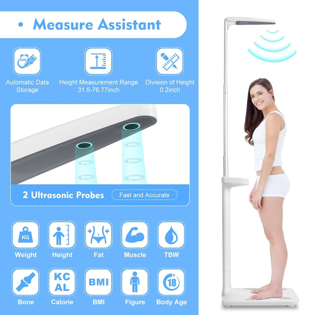 440Lbs Capacity Digital Physician Scale with BMI I50491