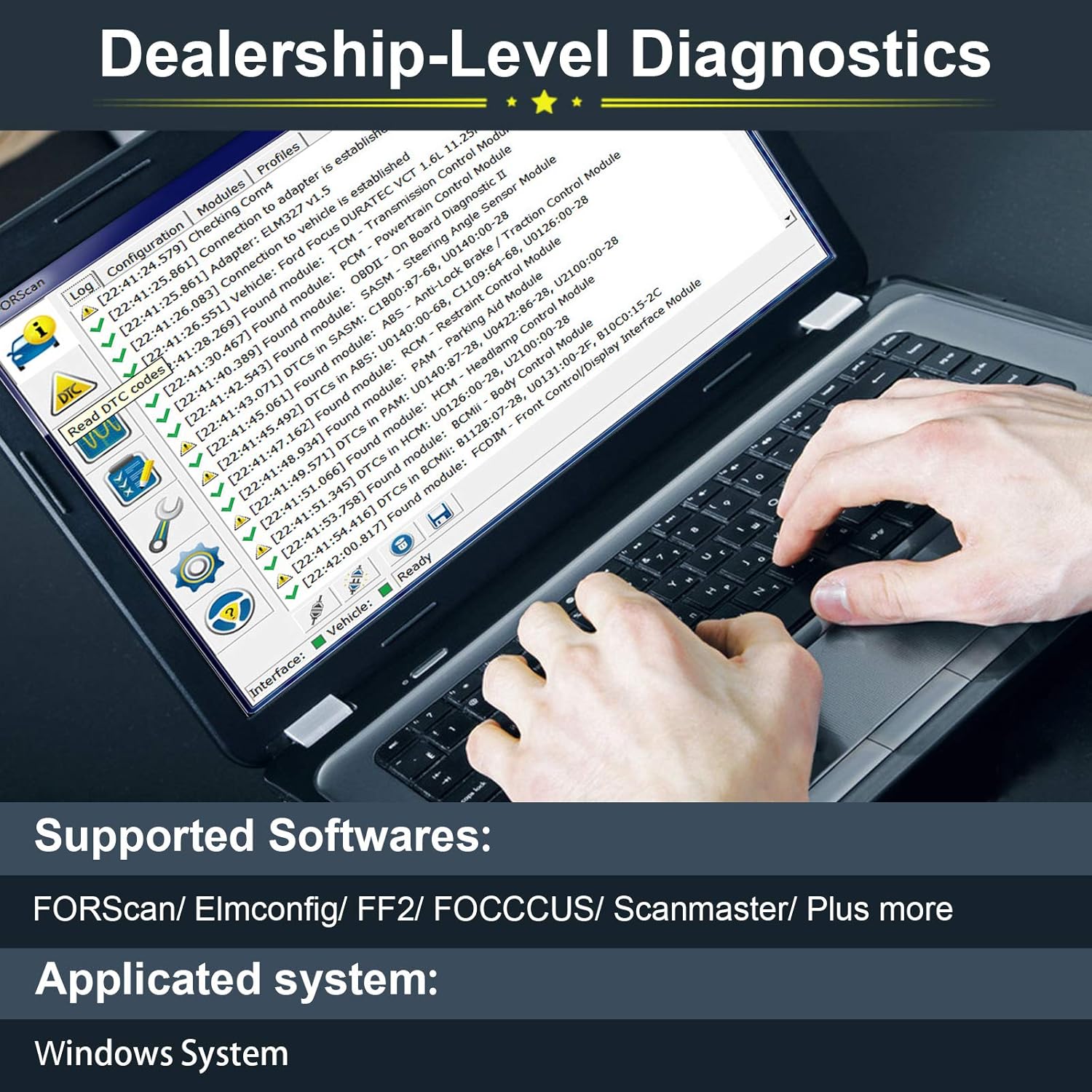 ELM327 OBD2 Adapter OBDII Diagnostic Scanner via USB F13783