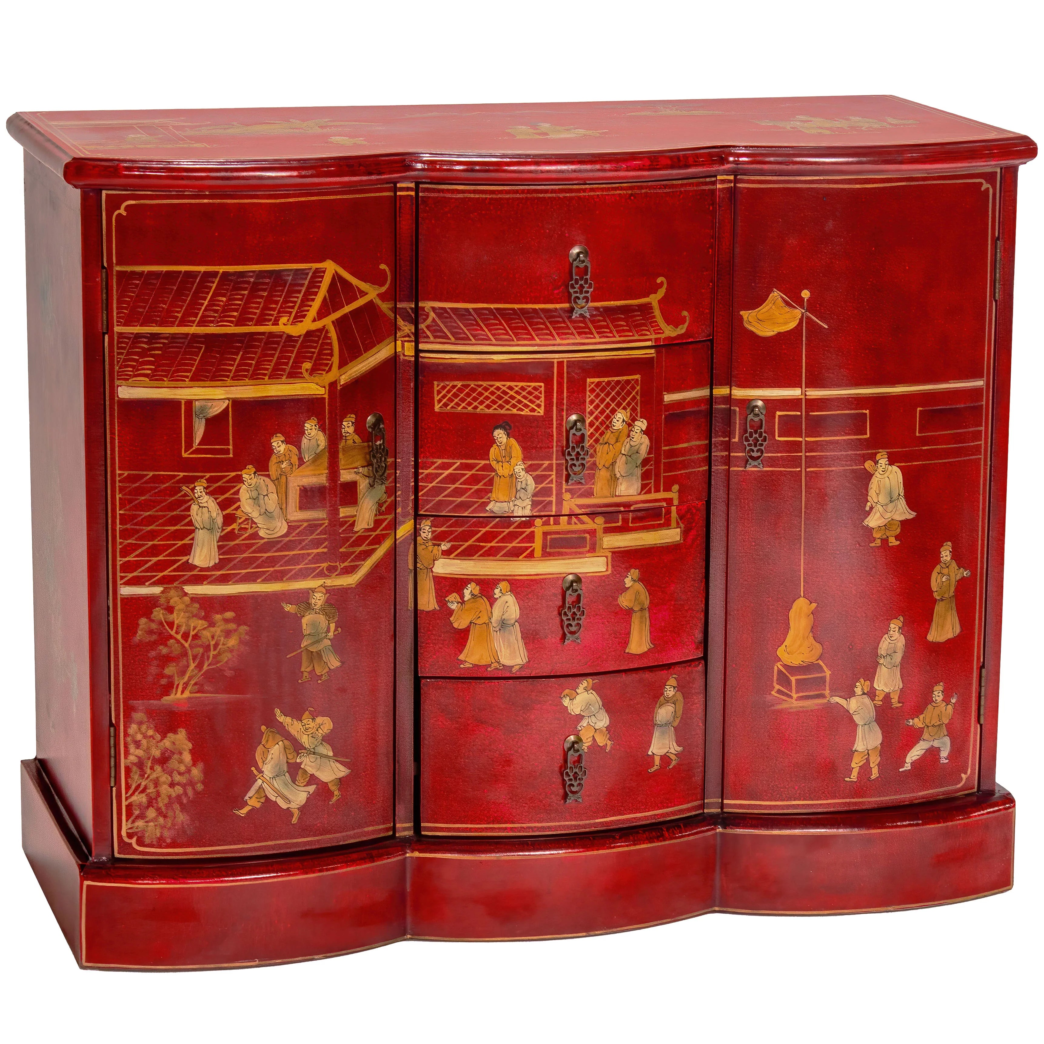 Red Lacquer Cabinet Z127379