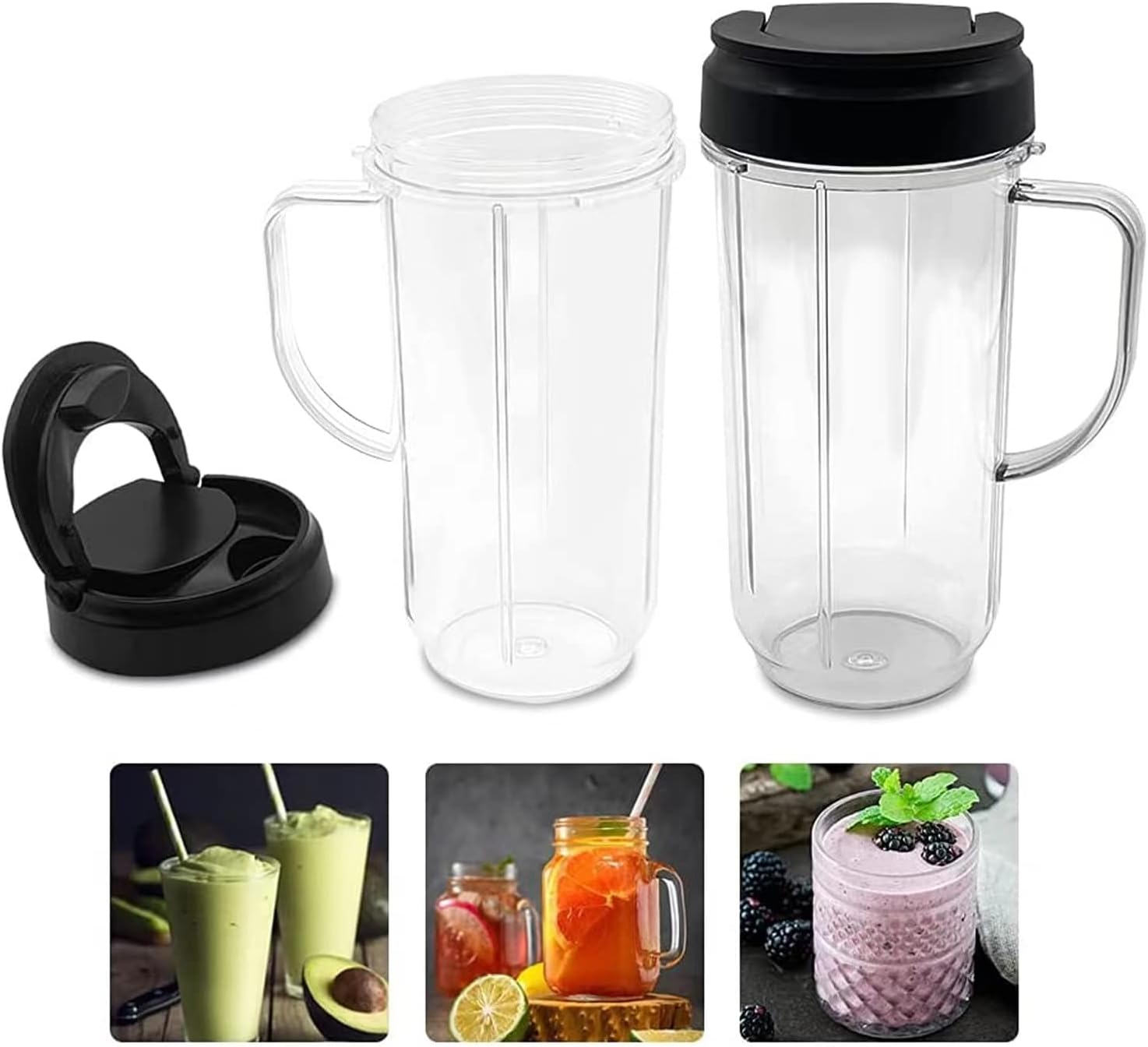 22 Ounce Replacement Blender Cup with Lid T3038