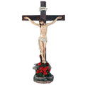 15 inch Crucifix Tabletop Decor B4378