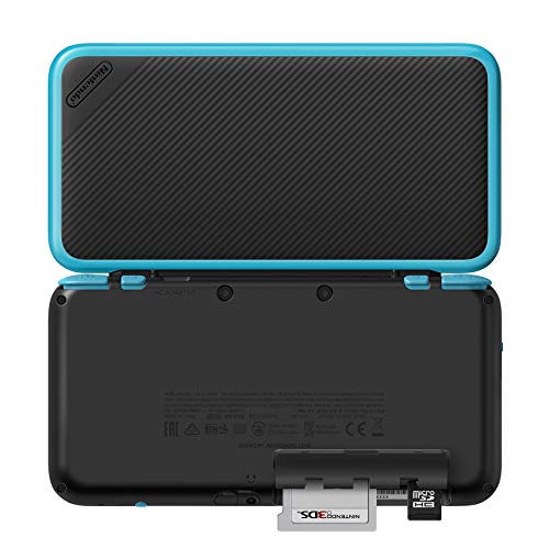 Black + Turquoise Nintendo 2DS XL with Mario Kart 7 Pre-installed T9766