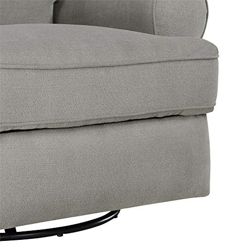 Gray Swivel Glider Recliner Chair Y513162