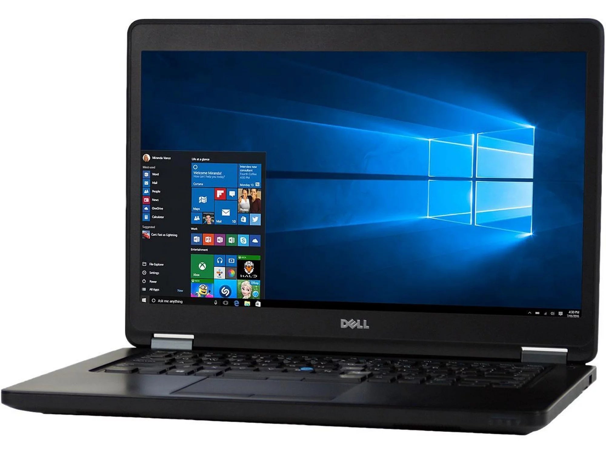 14" Screen Laptop Computer, Intel i7 Dual Core Gen 5, 16GB DDR3 RAM, 500GB HDD, Windows 10 Home 64Bit (Used) W881