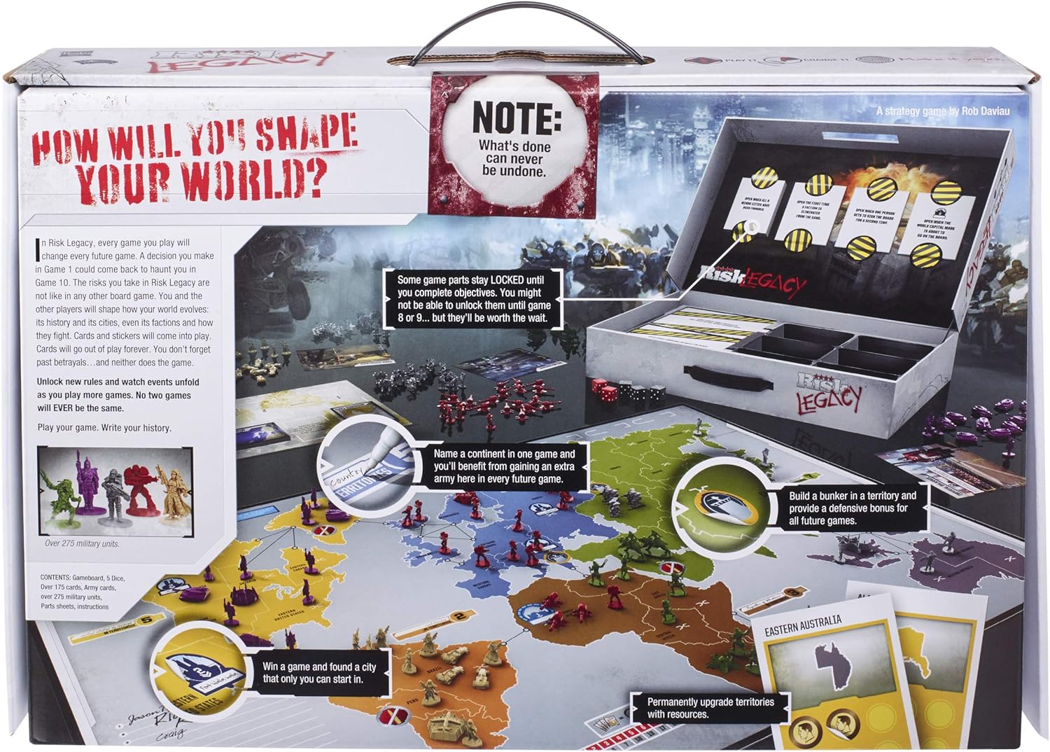 Strategy Tabletop Game, Miniature Board Game for 3-5 Players Pack of 2 X64777