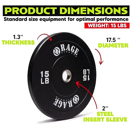 Olympic Bumper Plate Rubber With Steel Insert Y3285