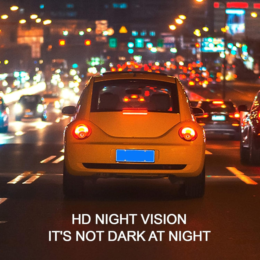 1080P FHD Front and Rear Dash Cam with Night Vision F840