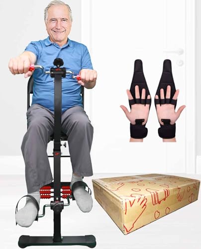 Adjustable Dual Pedal Exercise Bike for Total Body Y2556