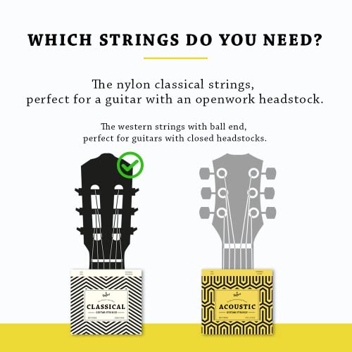Nylon Coated Silver Classical Guitar Strings 6 String Set A68132