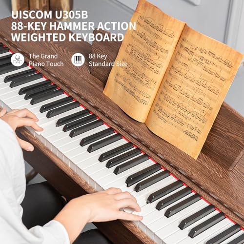 88 Key Weighted Digital Piano with Stand J83418