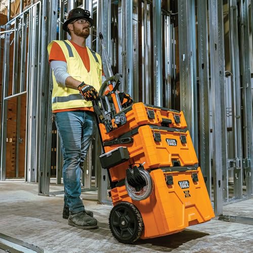 Modular Tool Storage System with 10-Inch Rubber Wheels Q197