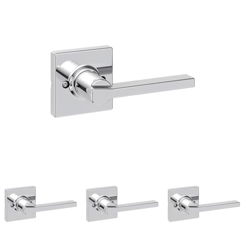 Matte Black Interior Privacy Door Handle 10 Pack D7455