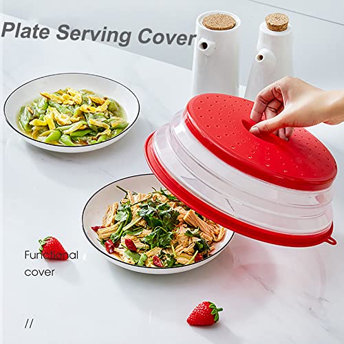 Collapsible Microwave Lid, 10.5 inches Plate Cover with Hook Hole, BPA Free S283554