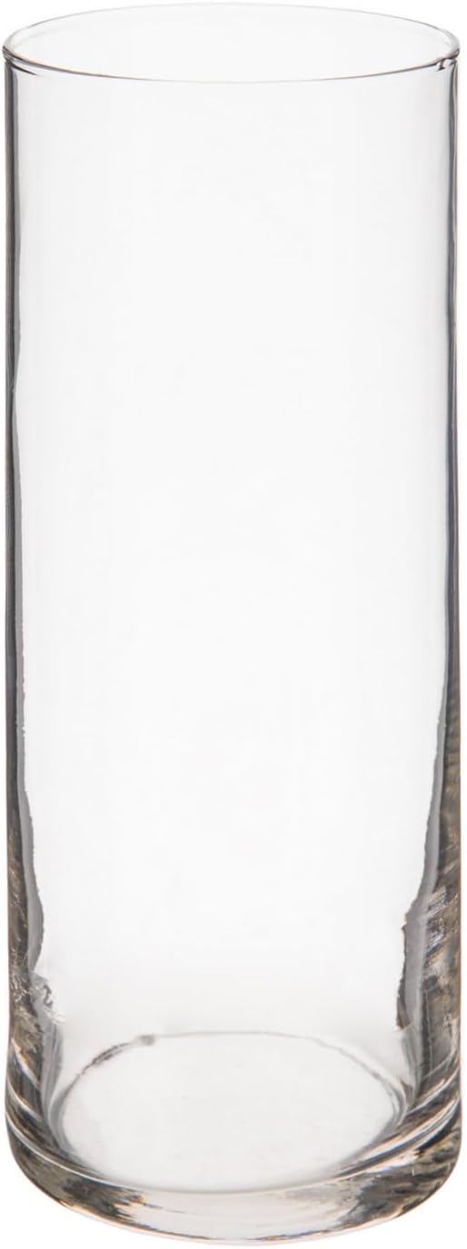 9 Inch Glass Cylinder Vase H99568