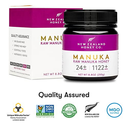 Raw Manuka Honey UMF 24+ MGO 1122+ 4.4oz 125g S289