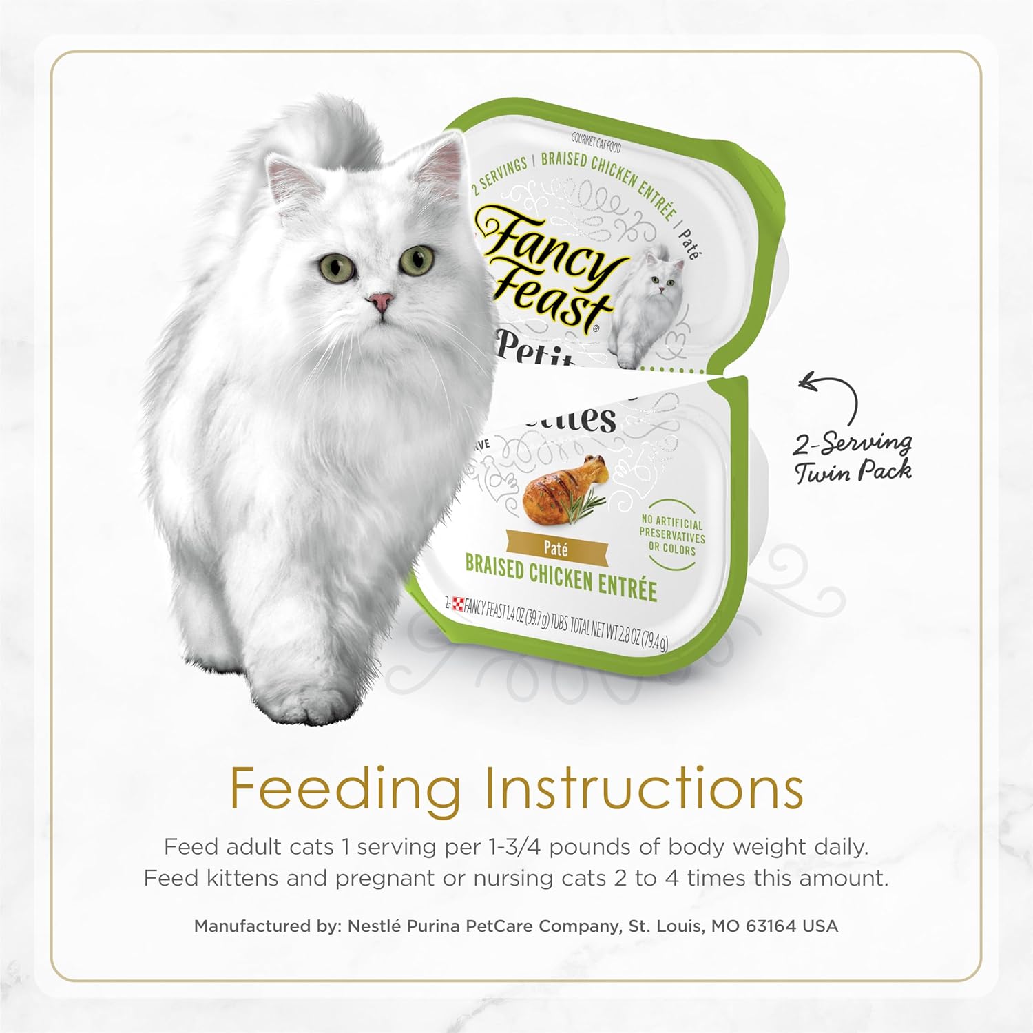 Wet Cat Food Variety Pack, 48 servings, 2.8 oz. Tubs I88375