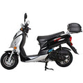 Black 50cc Moped with 10" Aluminum Wheels I287648